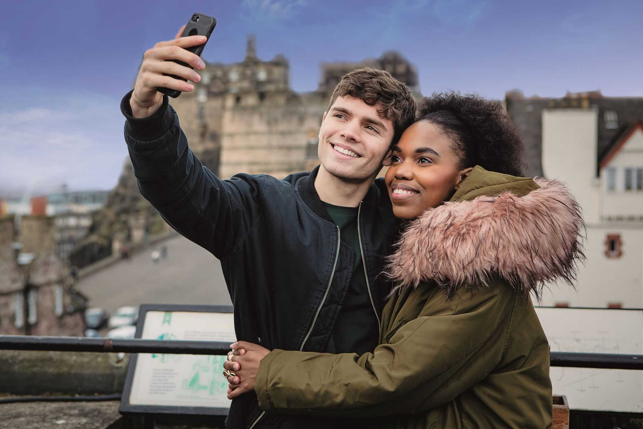 Taking selfies