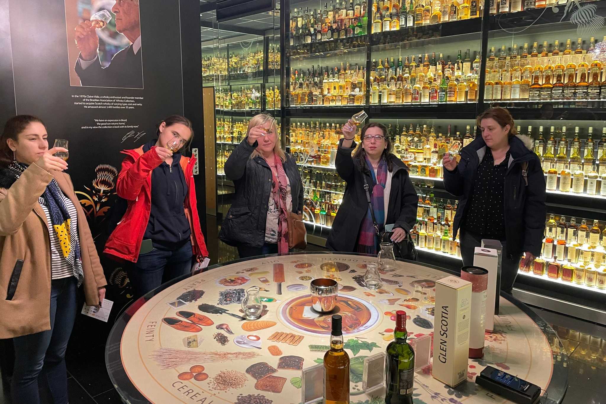 Visitors enjoying The Scotch Whisky Experience